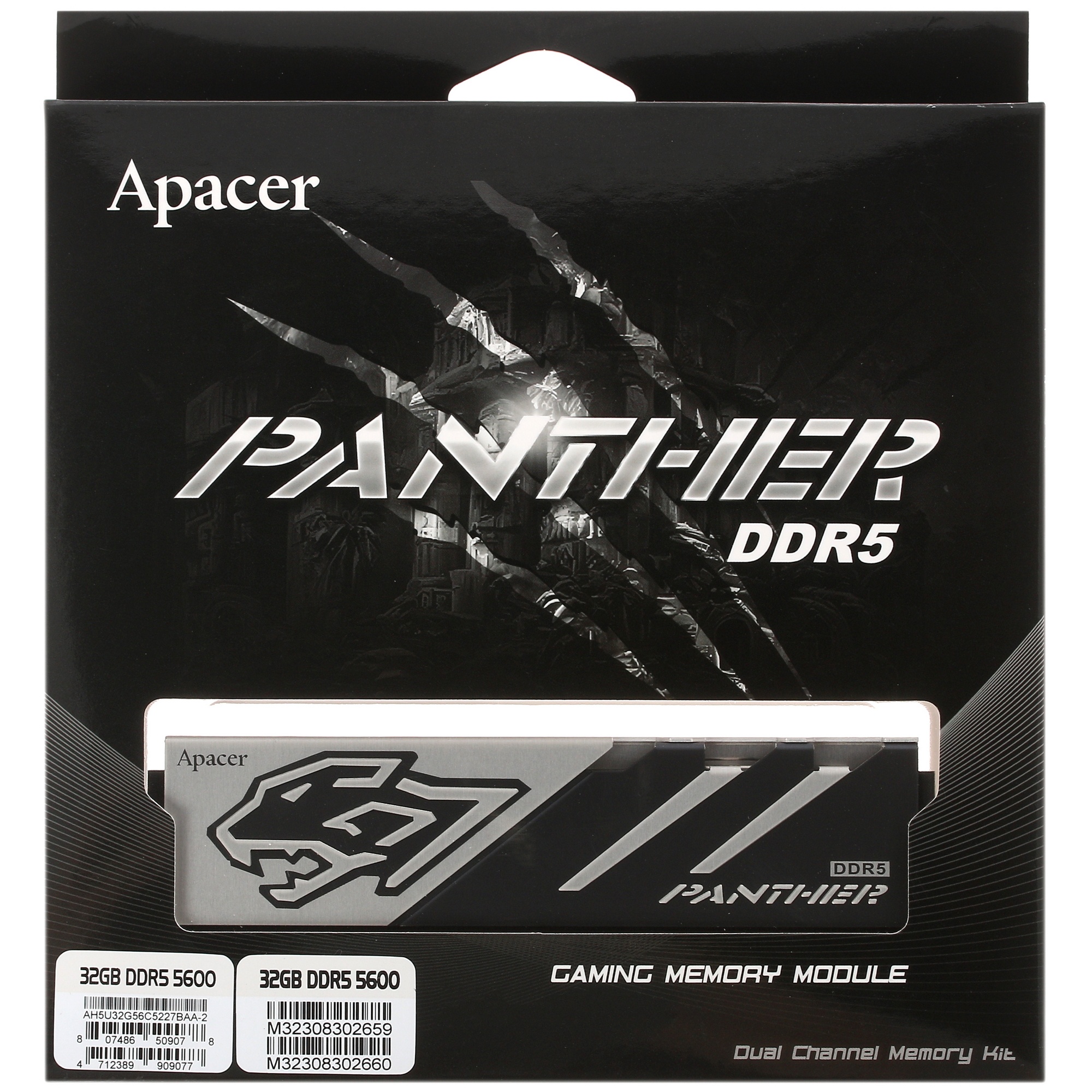 Оперативная память Apacer AH5U32G56C5227BAA-2 DIMM 32Gb DDR5-5600 K2