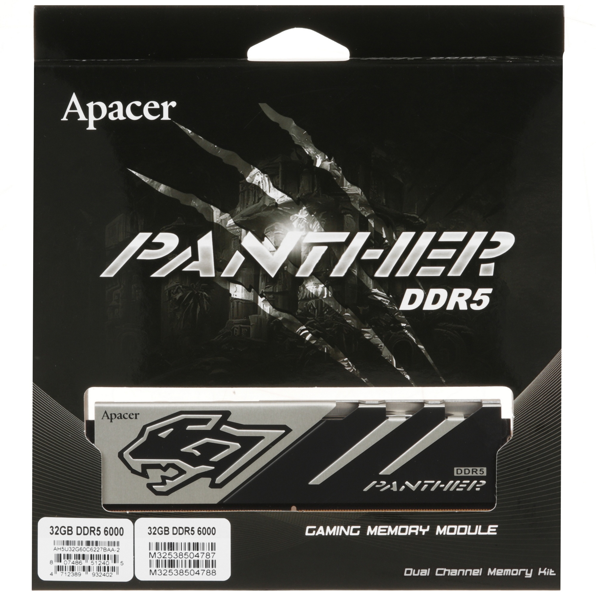 Оперативная память Apacer Panther DDR5 2x16Gb (AH5U32G60C6227BAA-2)
