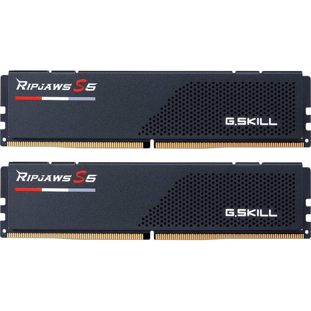 Оперативная память G.Skill Ripjaws S5, DDR5, 64GB (2x32GB), 6000 MHz, CL36, с радиатором, чёрный