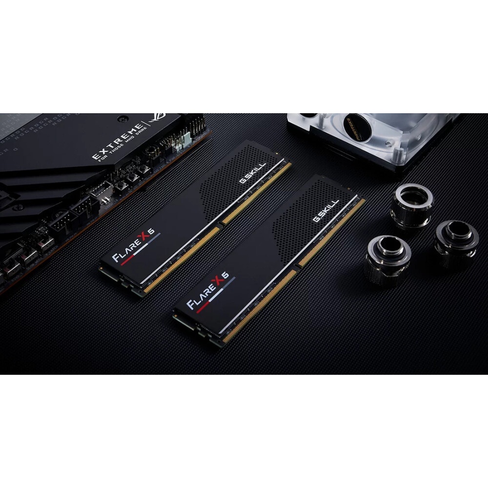Оперативная память G.Skill Ripjaws S5, DDR5, 64GB (2x32GB), 6000 MHz, CL36, с радиатором, чёрный