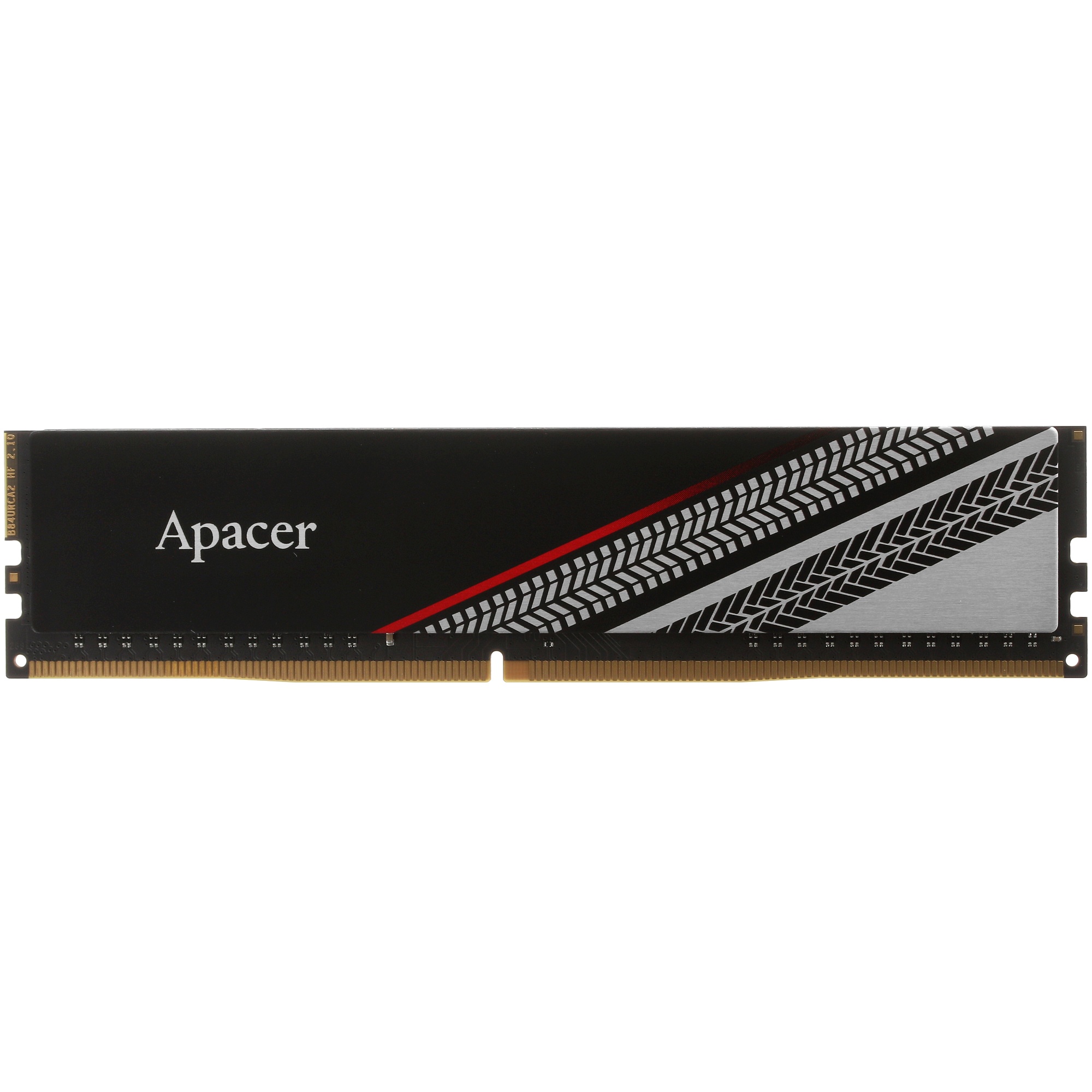 Оперативная память Apacer Tex, 8GB (1x8GB), DDR4, 3200MHz, CL16, UDIMM, с радиатором, серебристый/че