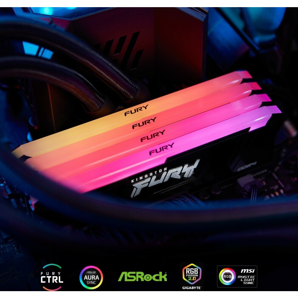 Оперативная память XPG Spectrix D35G RGB, 32GB (1x32GB), DDR4, 3200MHz, CL16, с радиатором, RGB, чер