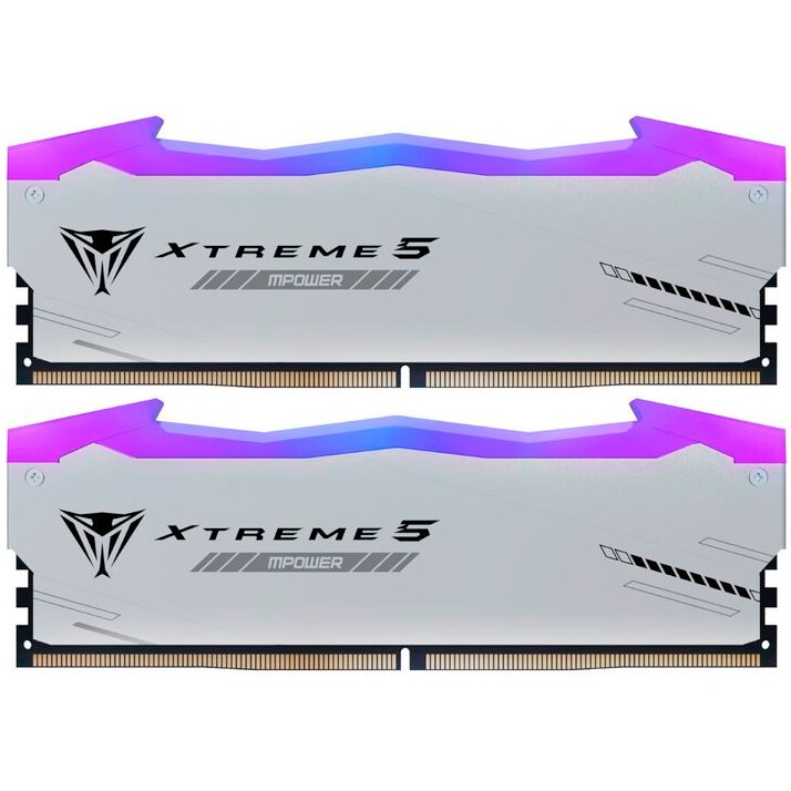 Оперативная память Patriot Viper Xtreme 5, DDR5, 48Gb (2x24Gb), 6400MHz, CL32, с радиаторами, RGB, с