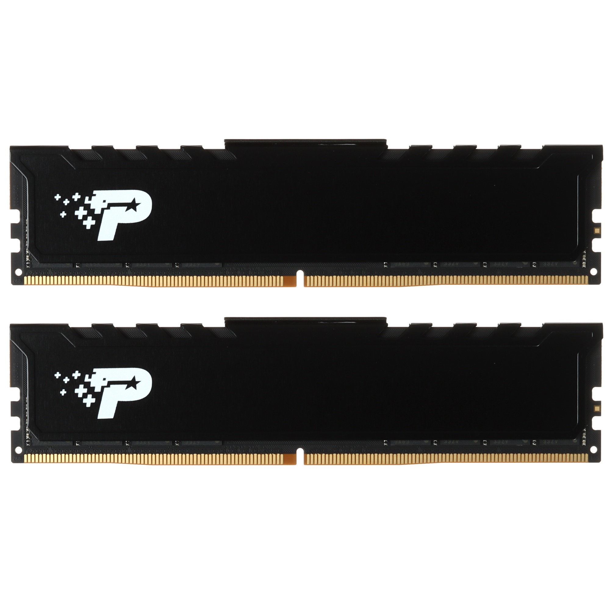 Оперативная память Patriot Signature Premium, DDR5, 64GB (2x32 GB), 4800 MHz, CL40, радиатор, черный