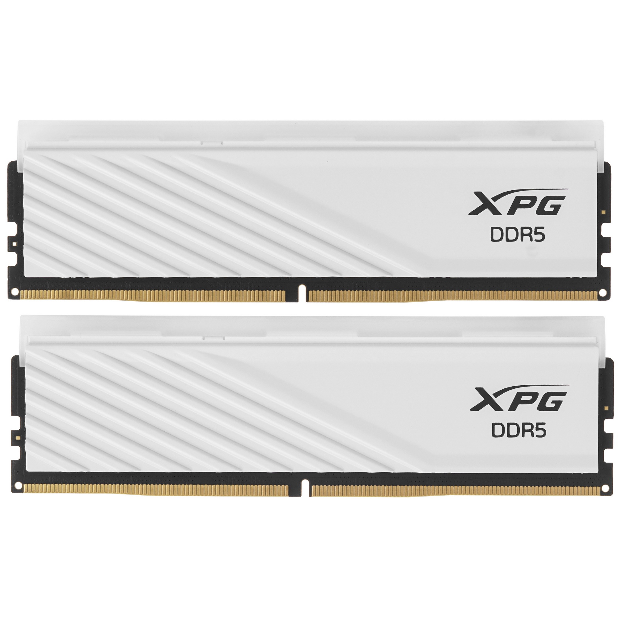 Оперативная память XPG Lancer Blade, DDR5, 32GB (2x16GB), 6400MHz, CL32, с радиаторами, RGB, белый