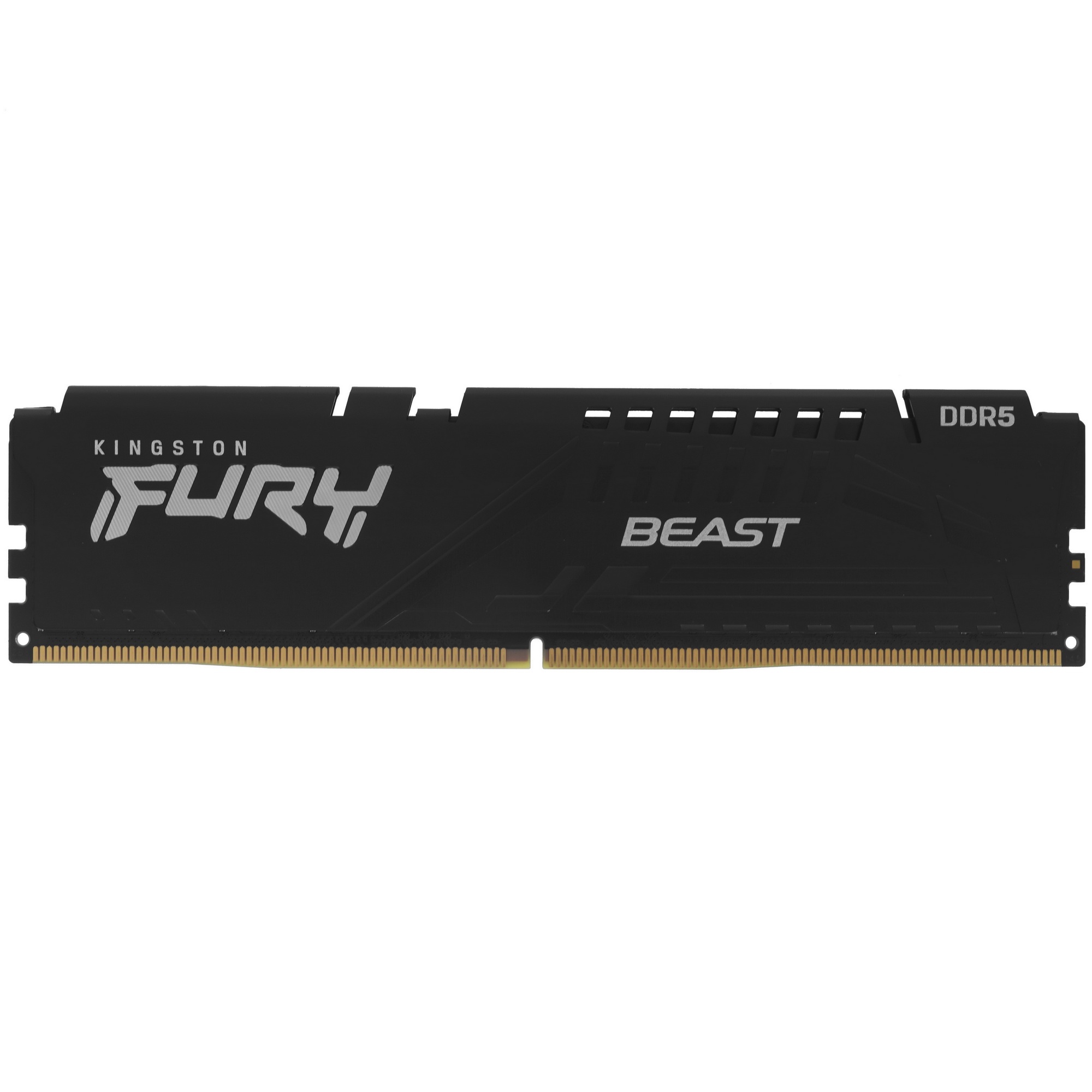Оперативная память Kingston Fury Beast, DDR5, 32GB (1x32GB), 5600MHz, CL40, с радиаторами, черный