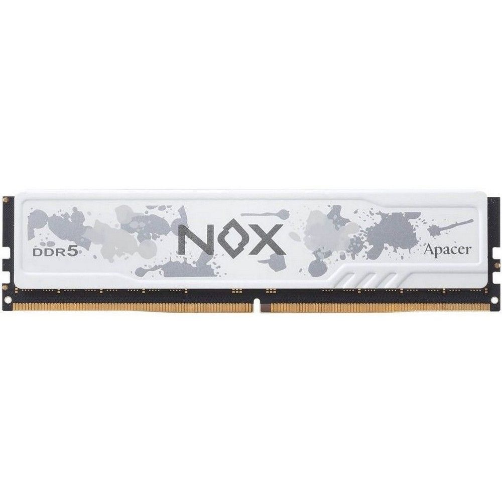 Оперативная память Apacer Nox, DDR5, 32GB (1x32GB), 6000MHz, CL40, радиатор, белый