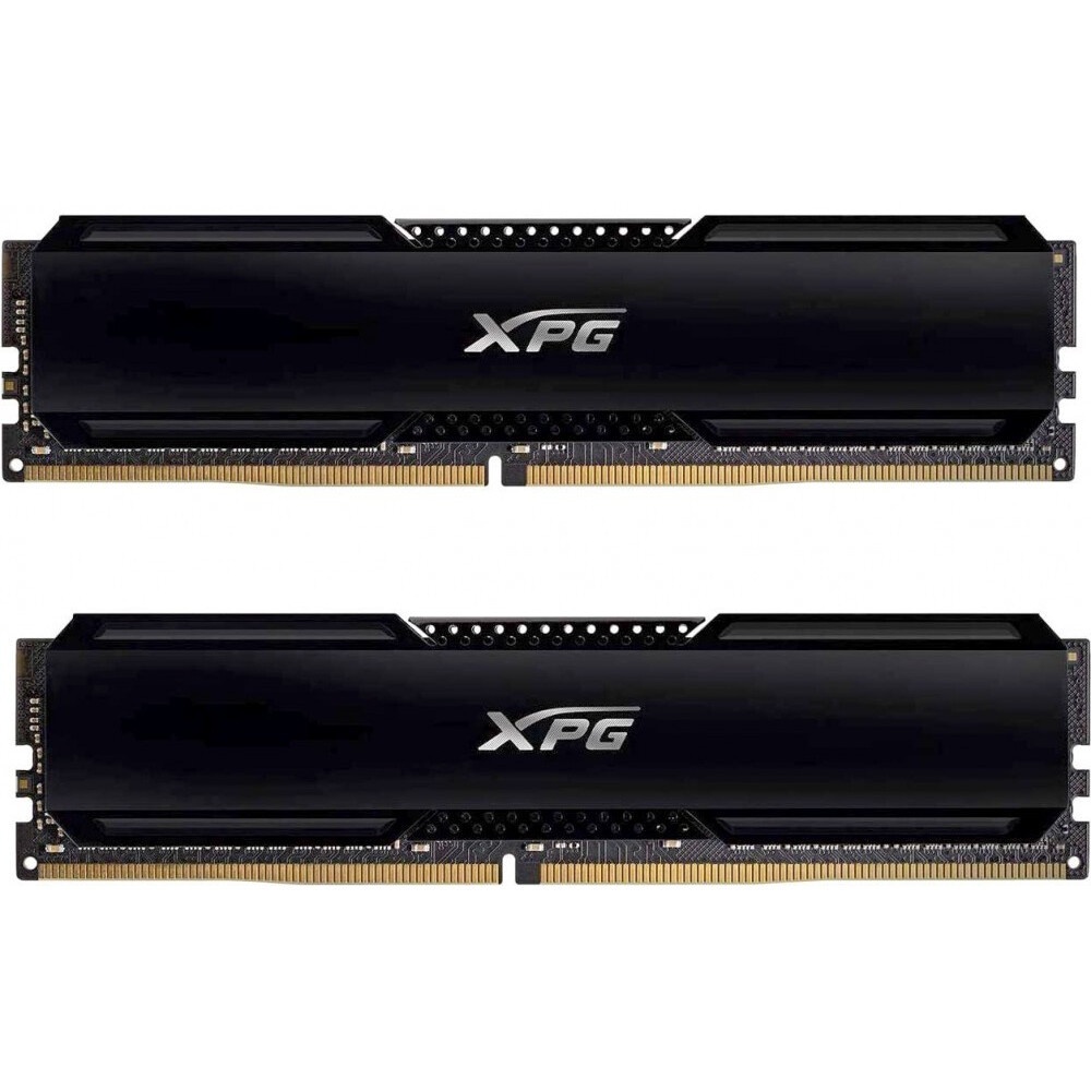 Оперативная память A-Data XPG Gammix D20, DDR4, 64GB (2x32GB), 3200 MHz, CL16, с радиатором, черный