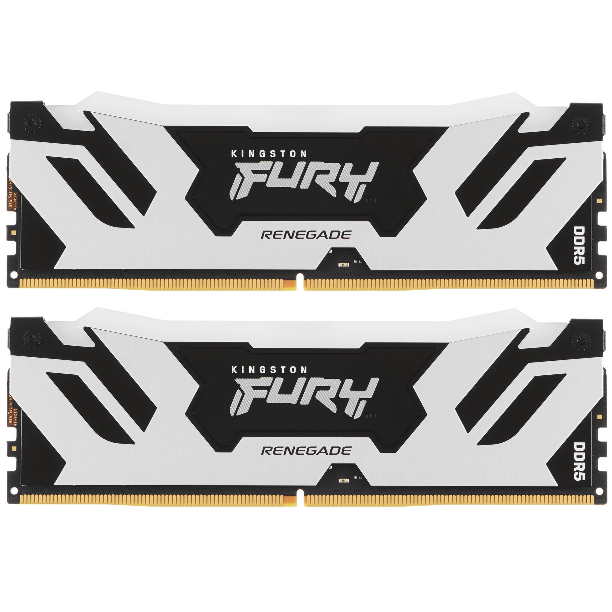 Оперативная память Kingston Fury Renegade, DDR5, 96GB (2x48GB), 6000MHz, CL32, с радиаторами, cеребр