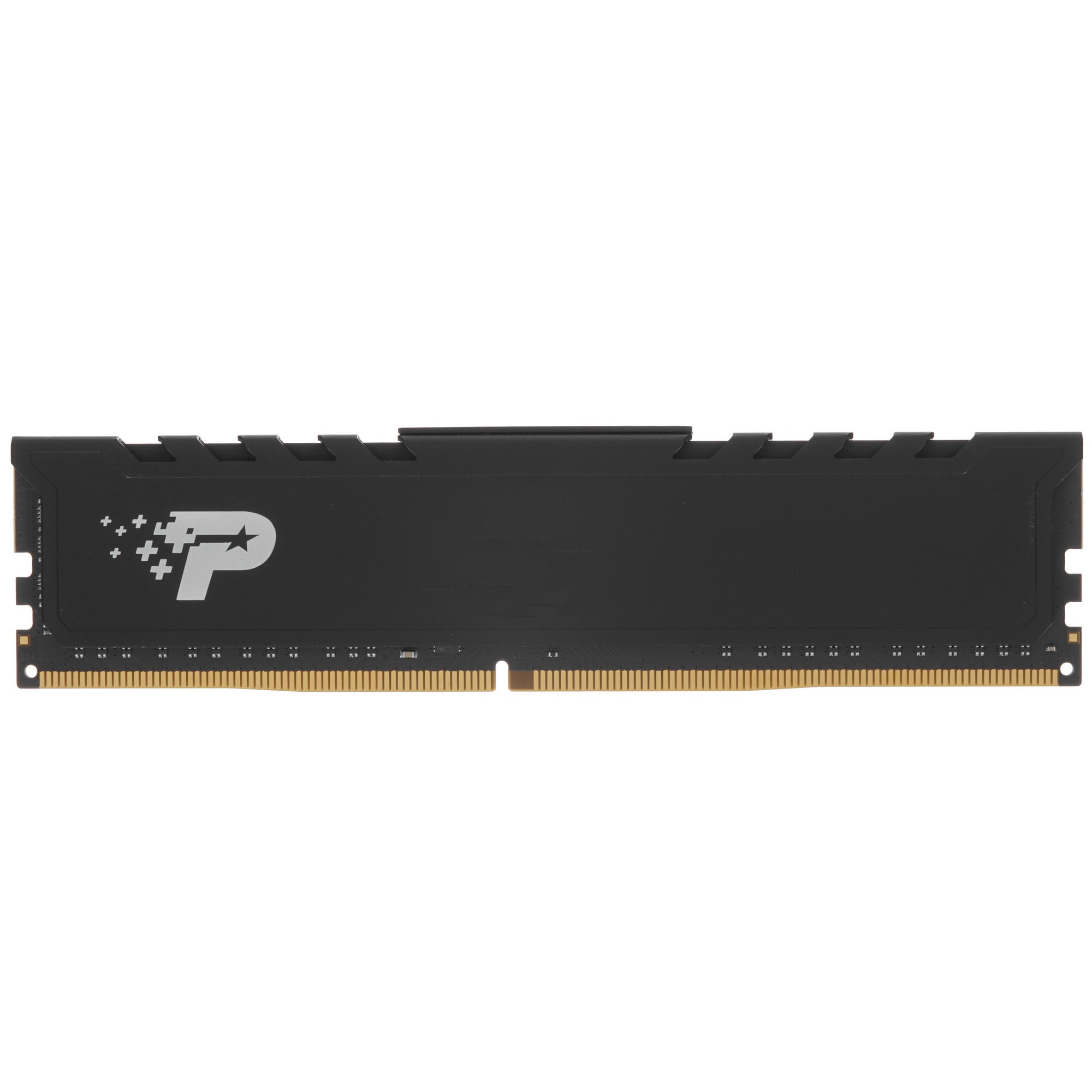 Оперативная память Patriot Signature, DDR4, 8GB (1x8 GB), 3200 MHz, CL22, DIMM, радиатор, черный