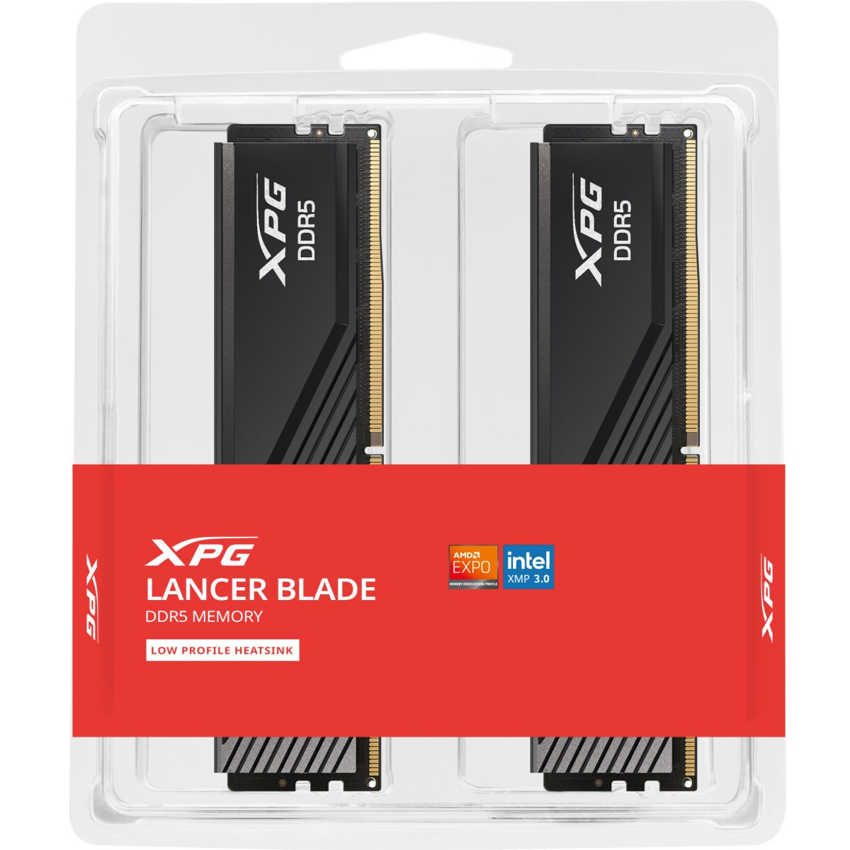 Модуль памяти 32GB ADATA DDR5 6000 UDIMM LANCER BLADE RGB AX5U6000C4816G-DTLABRBK Non-ECC, CL48-48-4