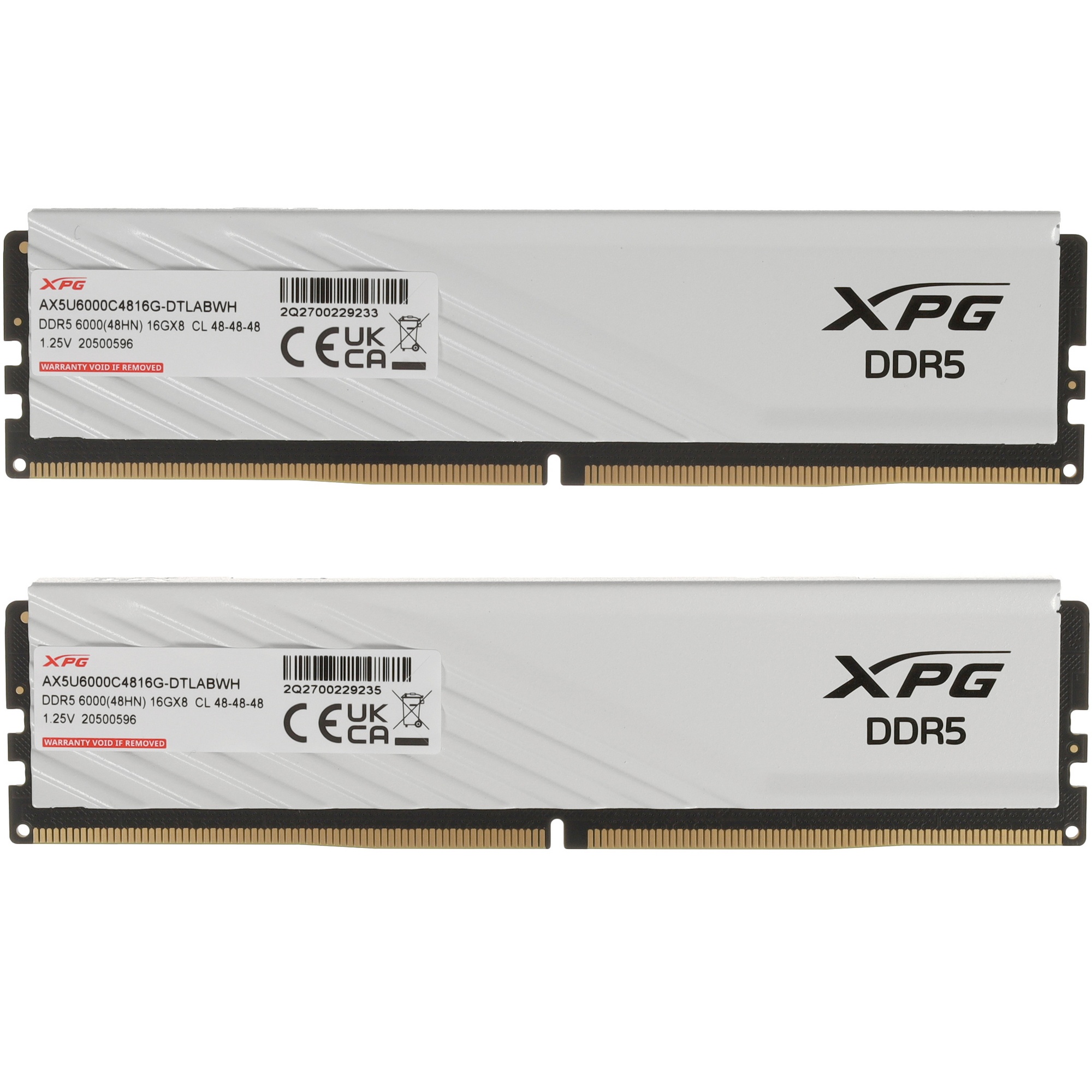 Модуль памяти ADATA 32GB DDR5 6000 UDIMM LANCER BLADE AX5U6000C4816G-DTLABWH Non-ECC, CL48-48-48, ki