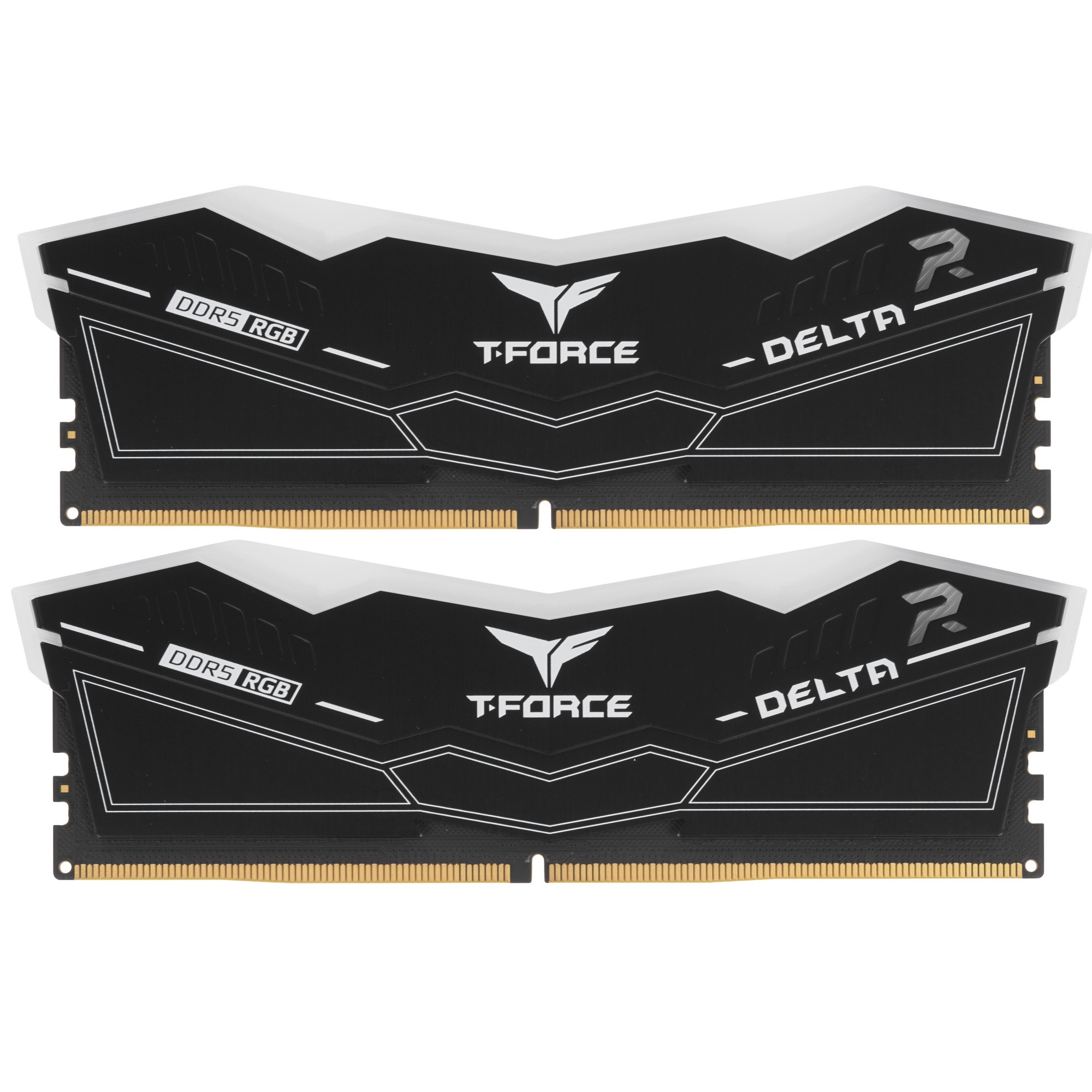 Модуль памяти DDR5 TEAMGROUP T-Force Delta RGB 32GB (2x16GB) 6400MHz CL32 (32-39-39-84) 1.35V / FF3D532G6400HC32ADC01 / Black