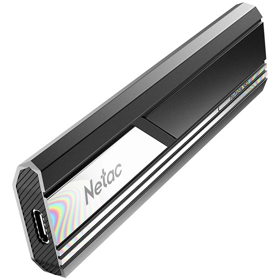 Внешний  накопитель SSD Netac USB-C 500Gb NT01ZX10-500G-32BK ZX10 2.5" чёрный