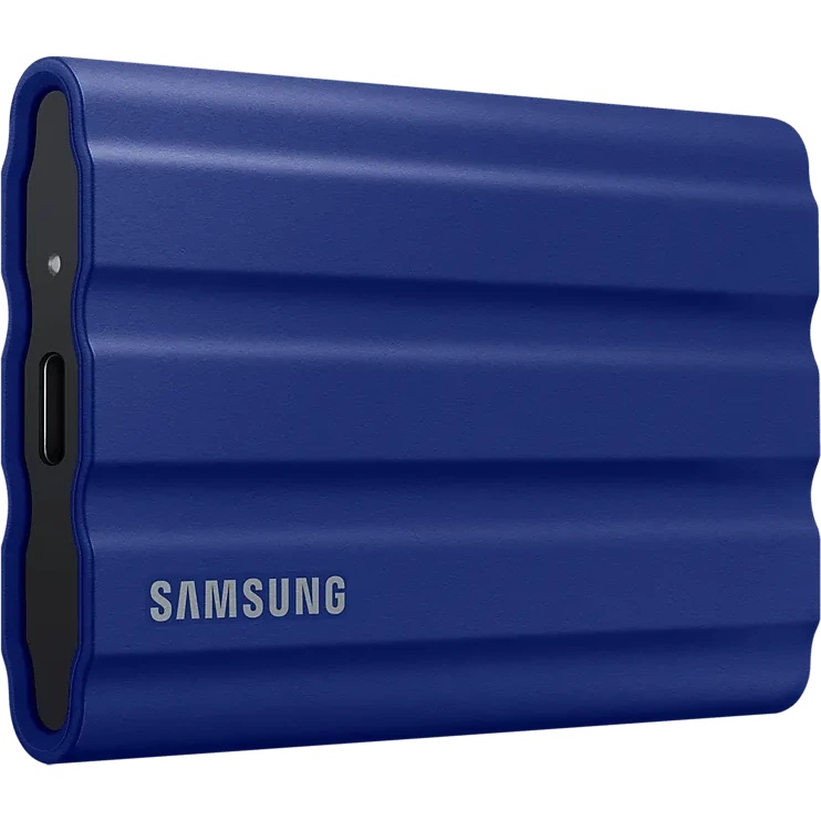 Накопитель SSD Samsung T7 Shield MU-PE1T0R/WW, USB3.2, 1ТБ, синий