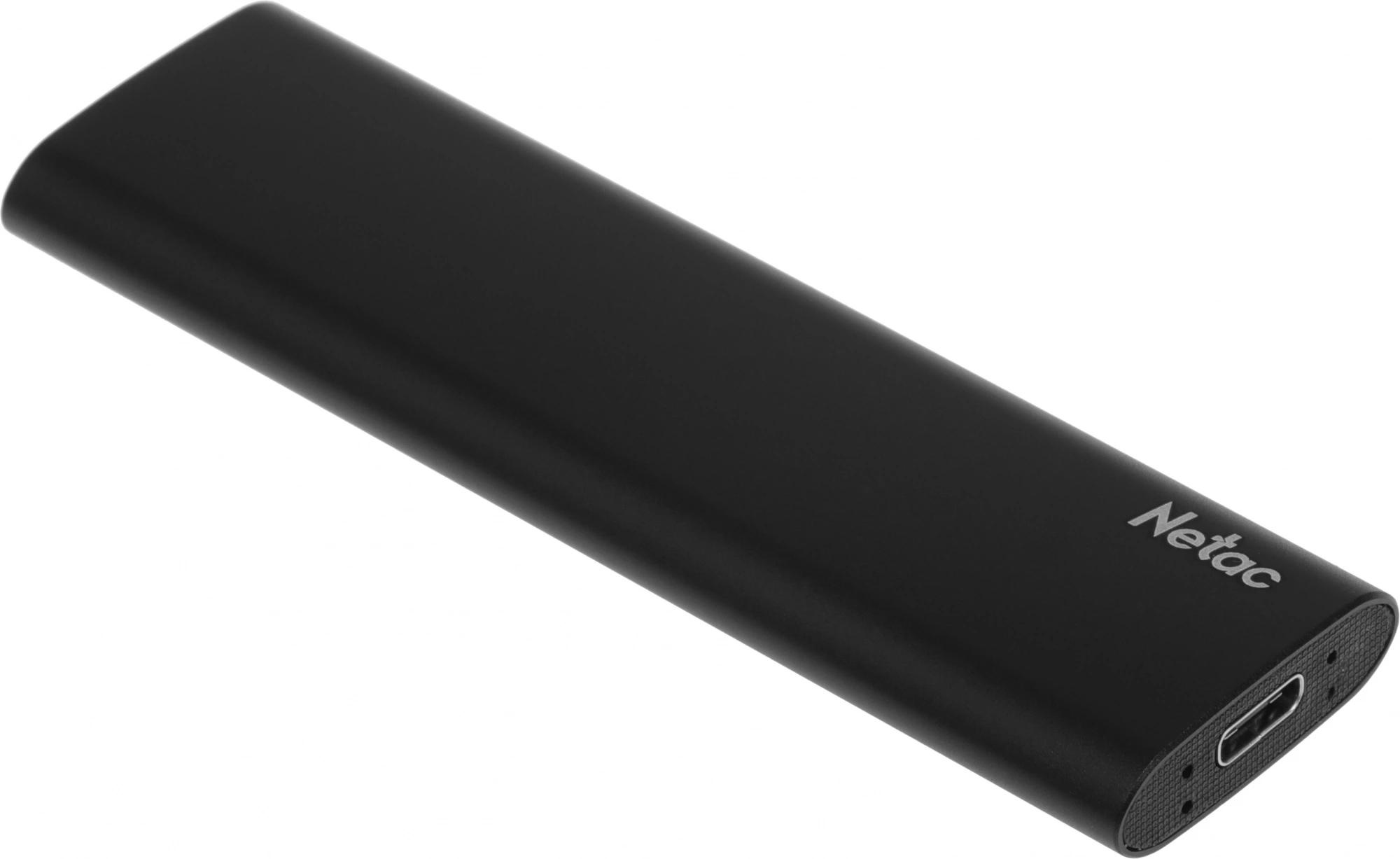 Внешний накопитель SSD Netac 128Gb Z SLIM  (USB3.2, up to 520/480MBs, 100х29.5х