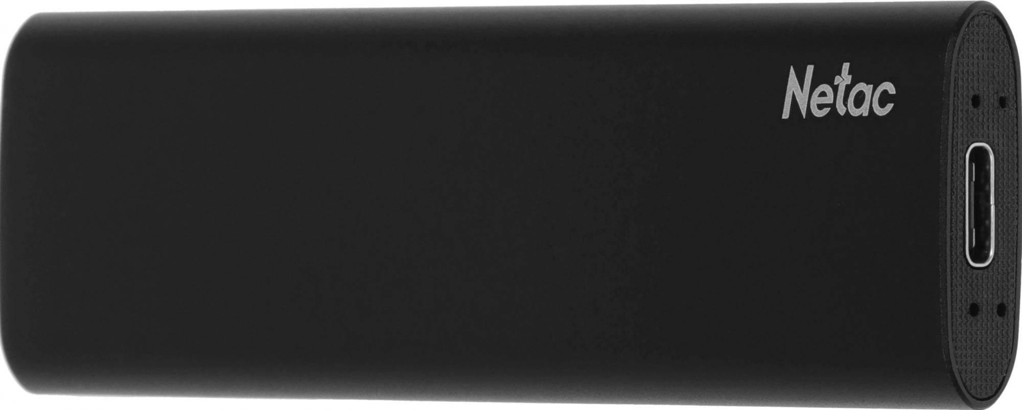 Внешний накопитель SSD Netac 128Gb Z SLIM  (USB3.2, up to 520/480MBs, 100х29.5х