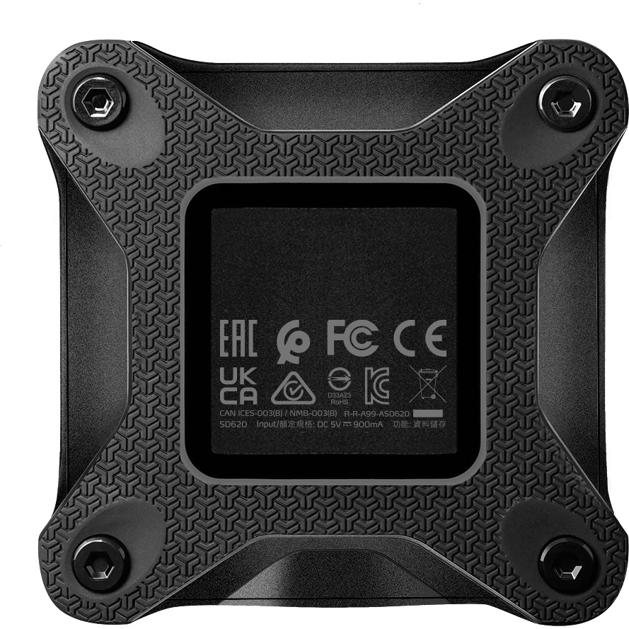 Внешний накопитель SSD 512GB A-DATA SD620, External, USB 3.2, [R/W -550/500 MB/s] черный