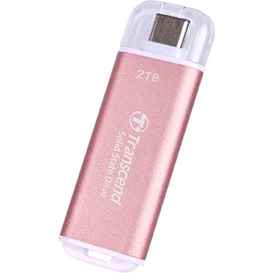 Внешний накопитель SSD Transcend USB-C 2TB TS2TESD300P ESD300 розовый