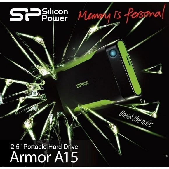 Внешний жесткий диск Silicon Power Armor A15 USB 3.0 1Tb 2.5" черный