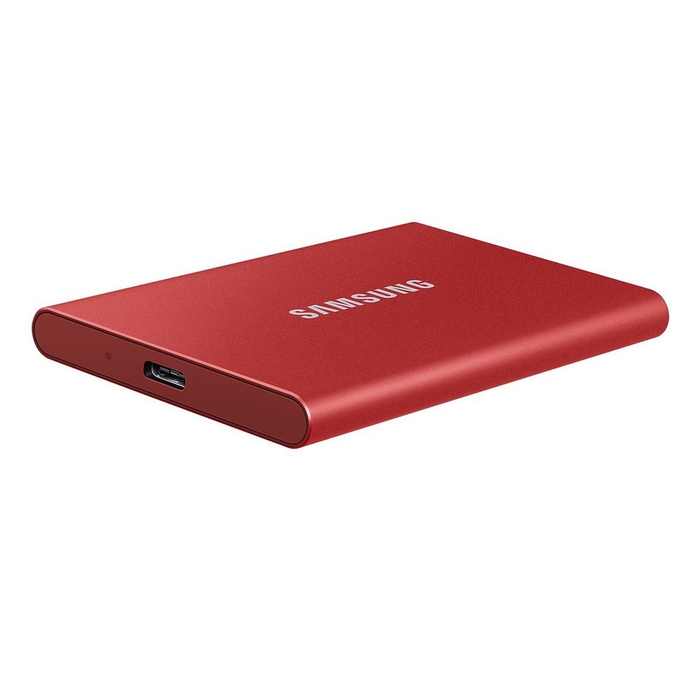 Твердотельный накопитель Samsung SSD 2TB T7, USB Type-C, R/W 1000/1050MB/s, красный