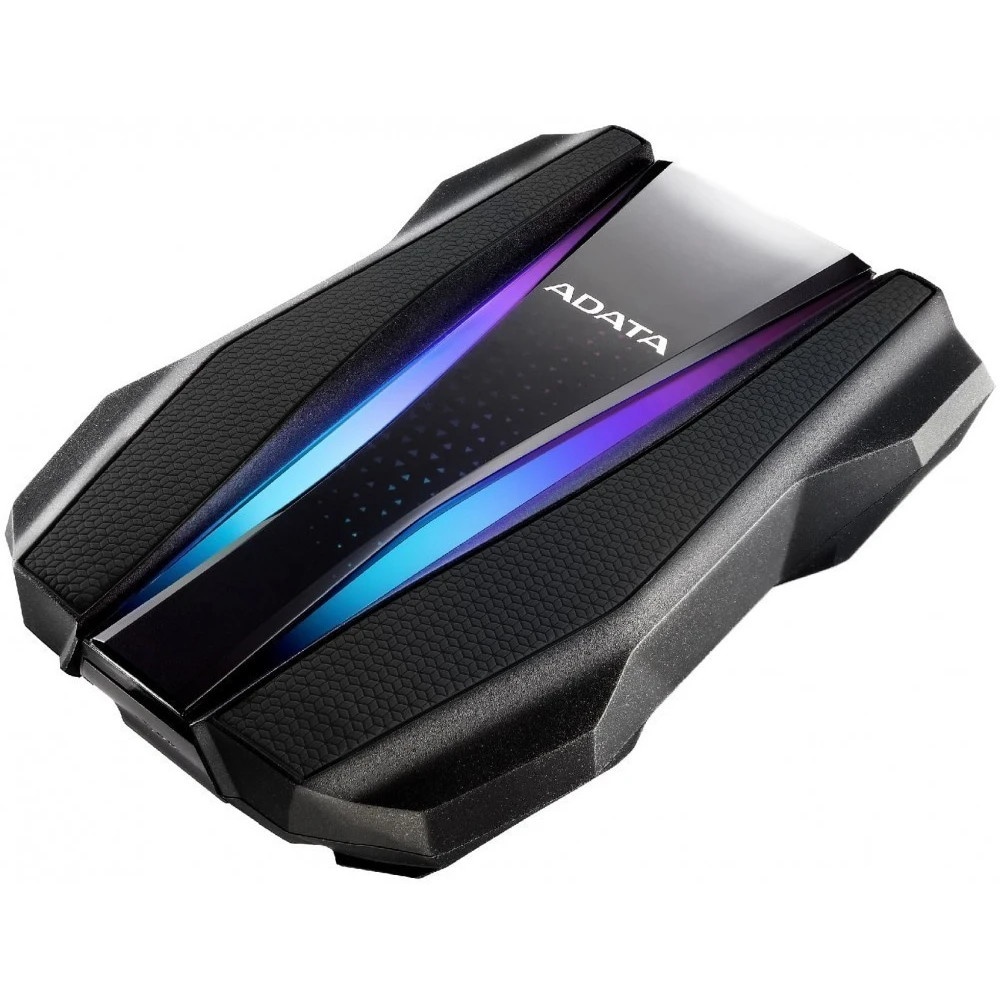 Внешний жесткий диск 2.5"; 1TB ADATA HD770G [AHD770G-1TU32G1-CBK] USB 3.2 Gen 1, RGB, Military-grade