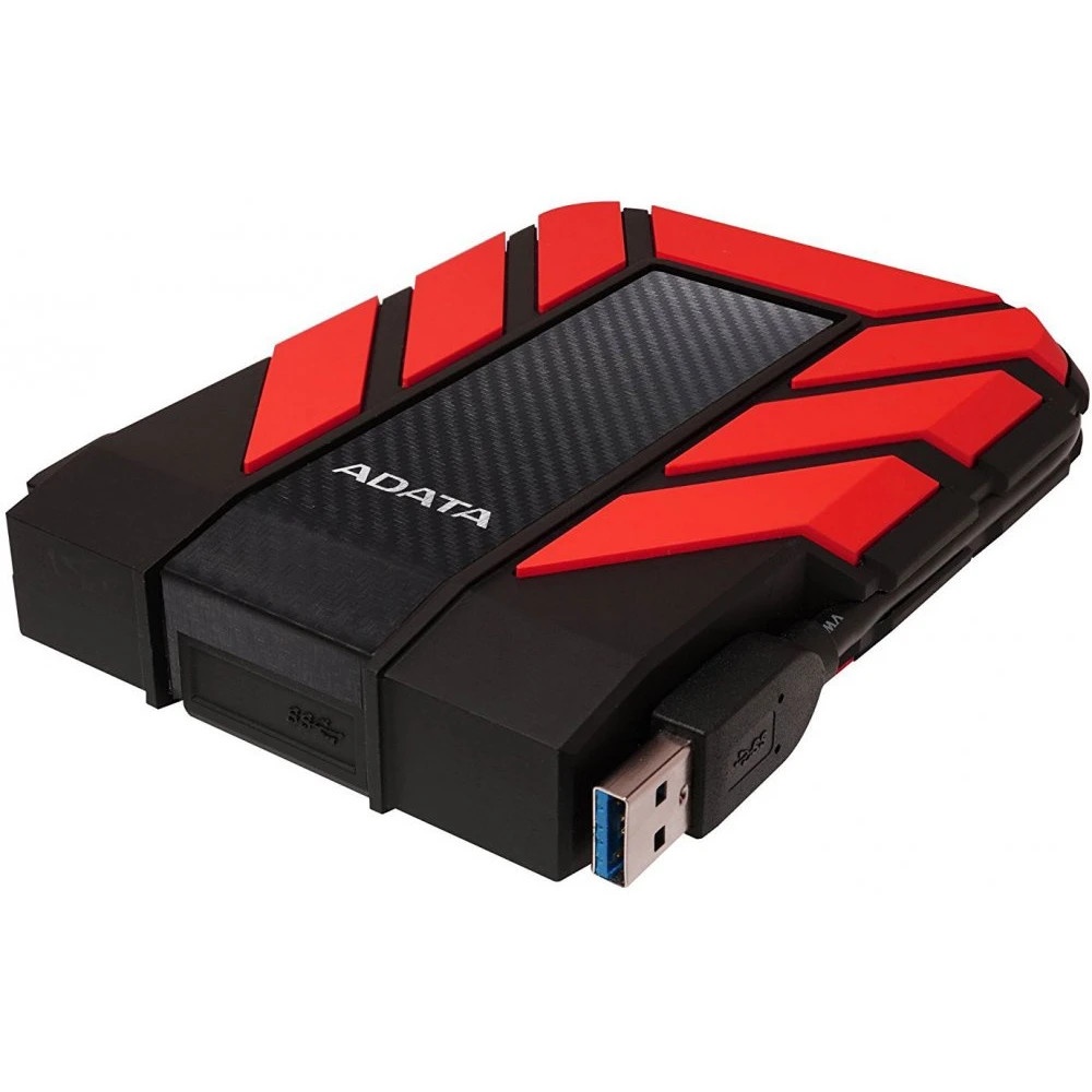 Внешний жесткий диск 2Tb Adata HD710P AHD710P-2TU31-CRD черный/красный (2.5" USB3.0)