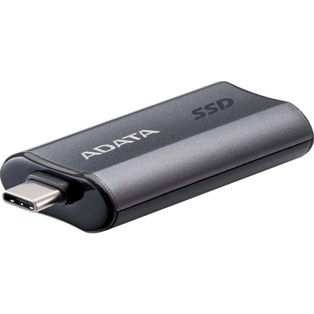 Твердотельный диск A-DATA External SC750 серый SC750-500G-CCBK 500GB USB 3.2 Gen 2 Type-C, [R/W -105