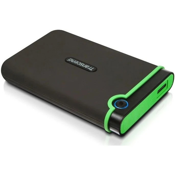 Внешний жесткийдиск 1TB Transcend StoreJet 25M3S, 2.5", USB 3.0, резиновый противоударный, тонкий, С