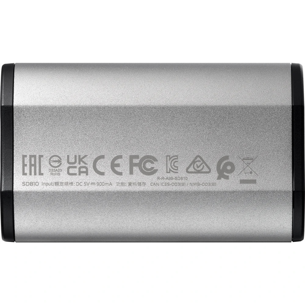 Внешний накопитель SSD 4TB A-DATA SD810, External, USB 3.2 Type-C, [R/W -2000/2000 MB/s] серый