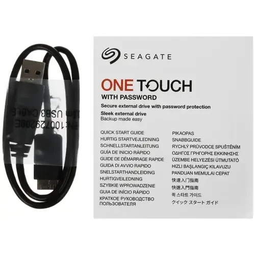 Внешний жесткий диск HDD Seagate 1TB USB 3.0 STKY1000400 One Touch 2.5" черный