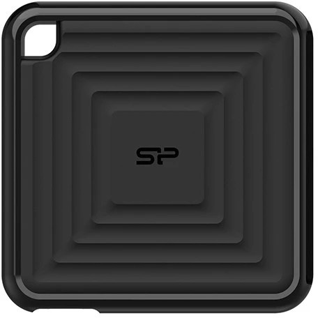 Твердотельный диск 2TB Silicon Power PC60, External, USB 3.2 Type-C [R/W - 540/500 MB/s] черный