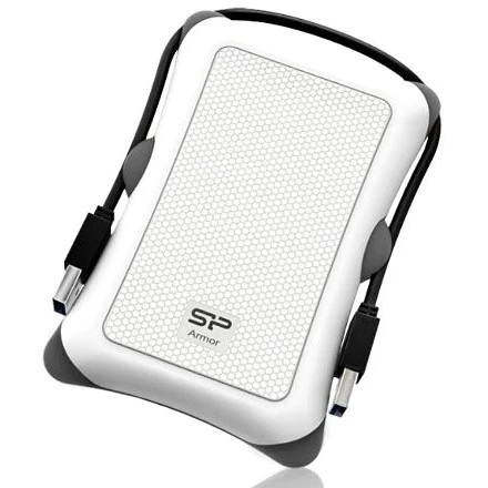 Внешний жесткий диск Silicon Power USB 3.0 1Tb A30 SP010TBPHDA30S3W Armor 2.5" белый