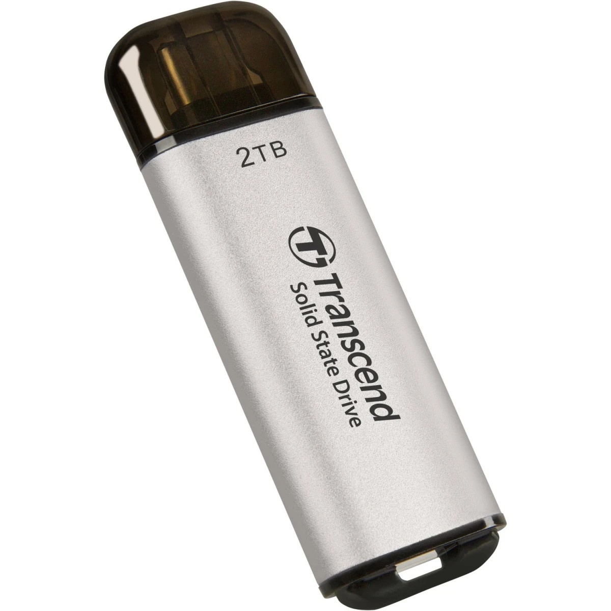 Накопитель SSD Transcend USB-C 2TB TS2TESD300S ESD300 серебристый
