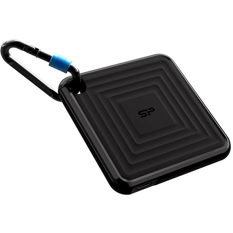 Твердотельный диск 1TB Silicon Power PC60, External, USB 3.2 Type-C [R/W - 540/500 MB/s] черный