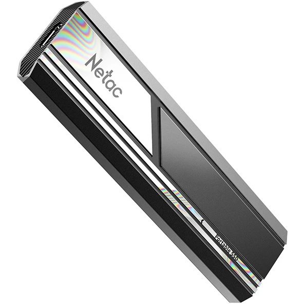Накопитель SSD Netac USB-C 2Tb NT01ZX10-002T-32BK ZX10 2.5" черный