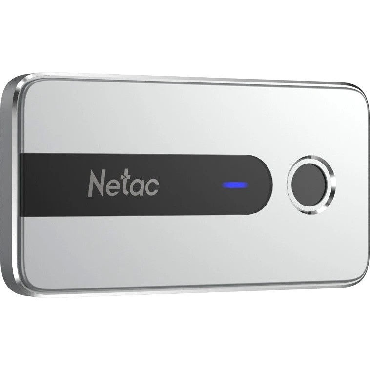 Внешний накопитель SSD Netac Z11 500GB USB 3.2 Gen 2 Type-C NT01Z11-500G-32SL (отпечаток пальца)