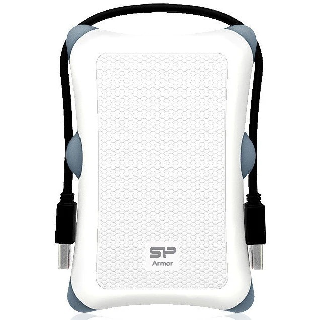Внешний жесткий диск Silicon Power USB 3.0 2Tb A30 SP020TBPHDA30S3W Armor 2.5" белый