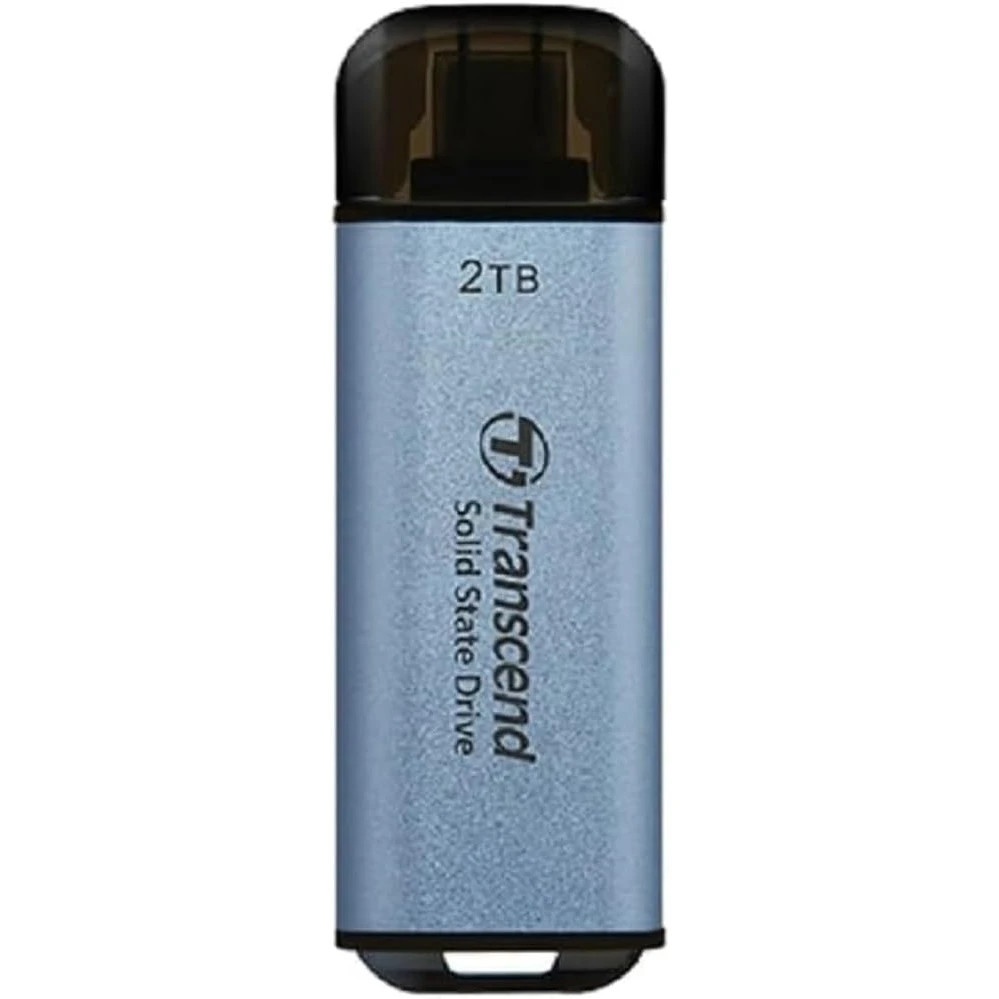 Накопитель SSD Transcend USB-C 2TB TS2TESD300C ESD300 голубой