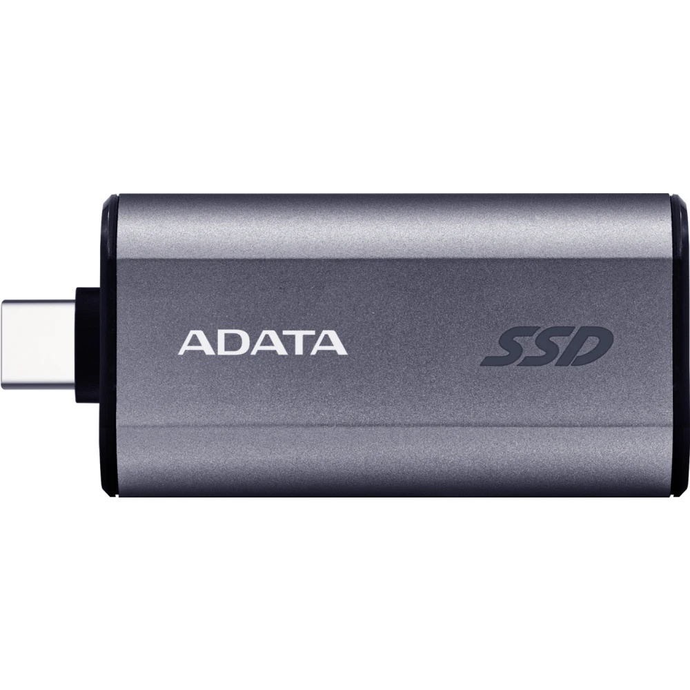 Твердотельный диск A-DATA External SC750 серый SC750-2000G-CCBK 2TB USB 3.2 Gen 2 Type-C, [R/W -1050