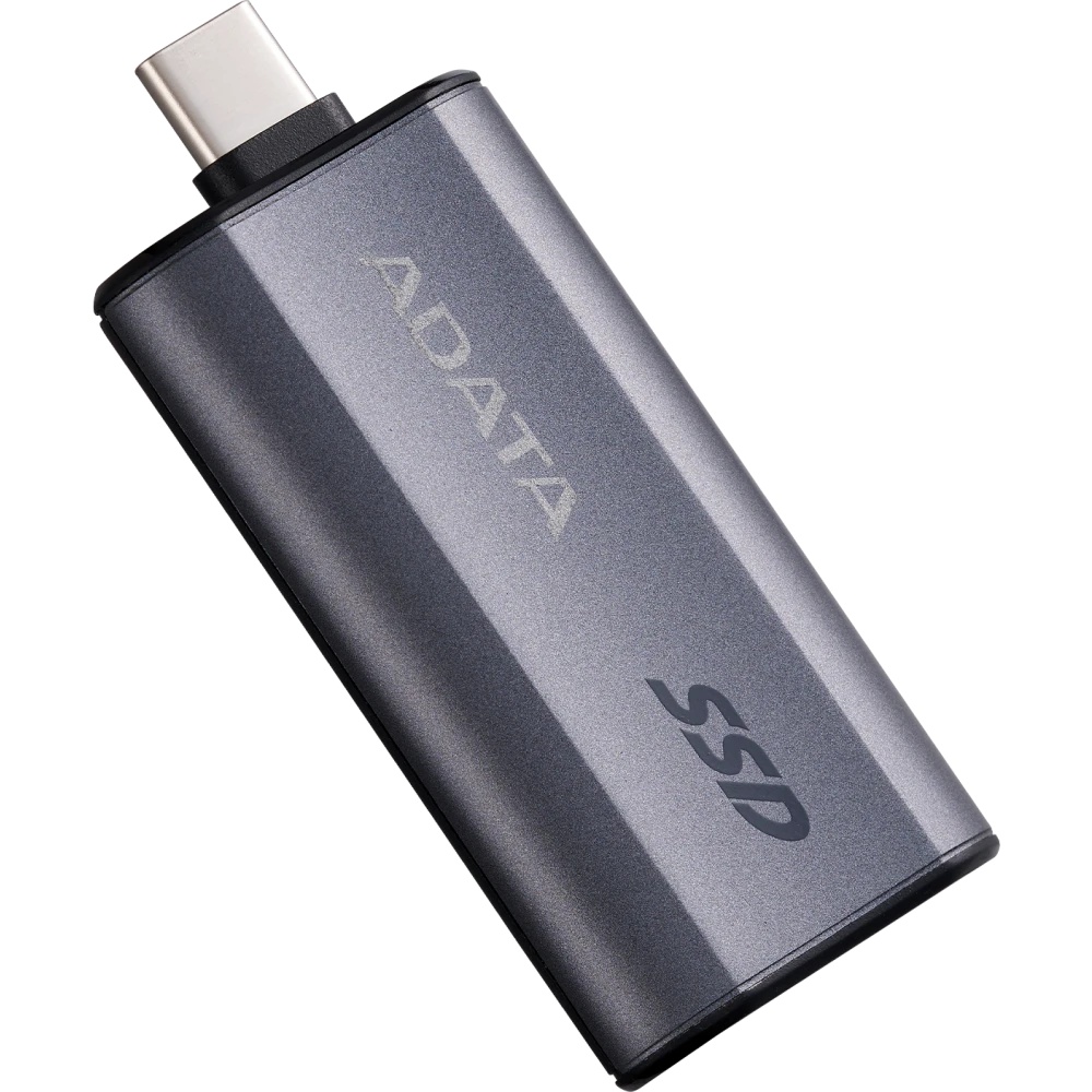 Твердотельный диск A-DATA External SC750 серый SC750-1000G-CCBK 1TB USB 3.2 Gen 2 Type-C, [R/W -1050