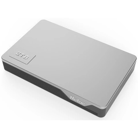 Внешний жесткий диск 2.5" Netac (NT05K338N-002T-30SL) 2Tb K338, micro USB 3.0, серебристый + серый,