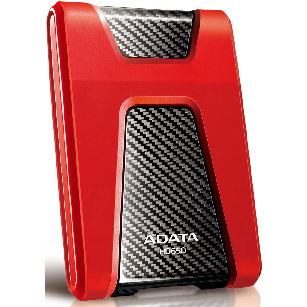 Внешний жесткий диск ADATA USB 3.0 1Tb AHD650-1TU31-CRD HD650 DashDrive Durable 2.5" красный