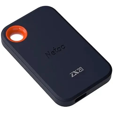 Флеш диск Netac ZX20 2TB USB 3.2 Gen 2 Type-C External SSD, R/W up to 2000MB/1800MB/s, with USB C to