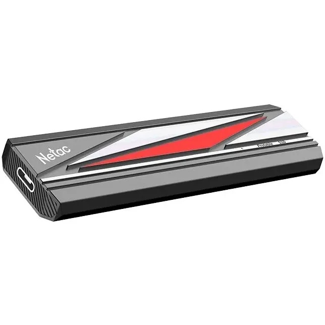 Внешний накопитель SSD Netac ZX20L 1TB USB 3.2 Gen 2 Type-C External SSD, R/W up to 2000MB/1800MB/s,