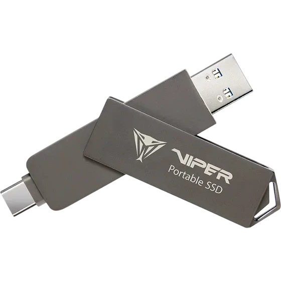 Накопитель SSD Patriot Viper PVP30 USB-C 1TB 2.5" USB-A черный