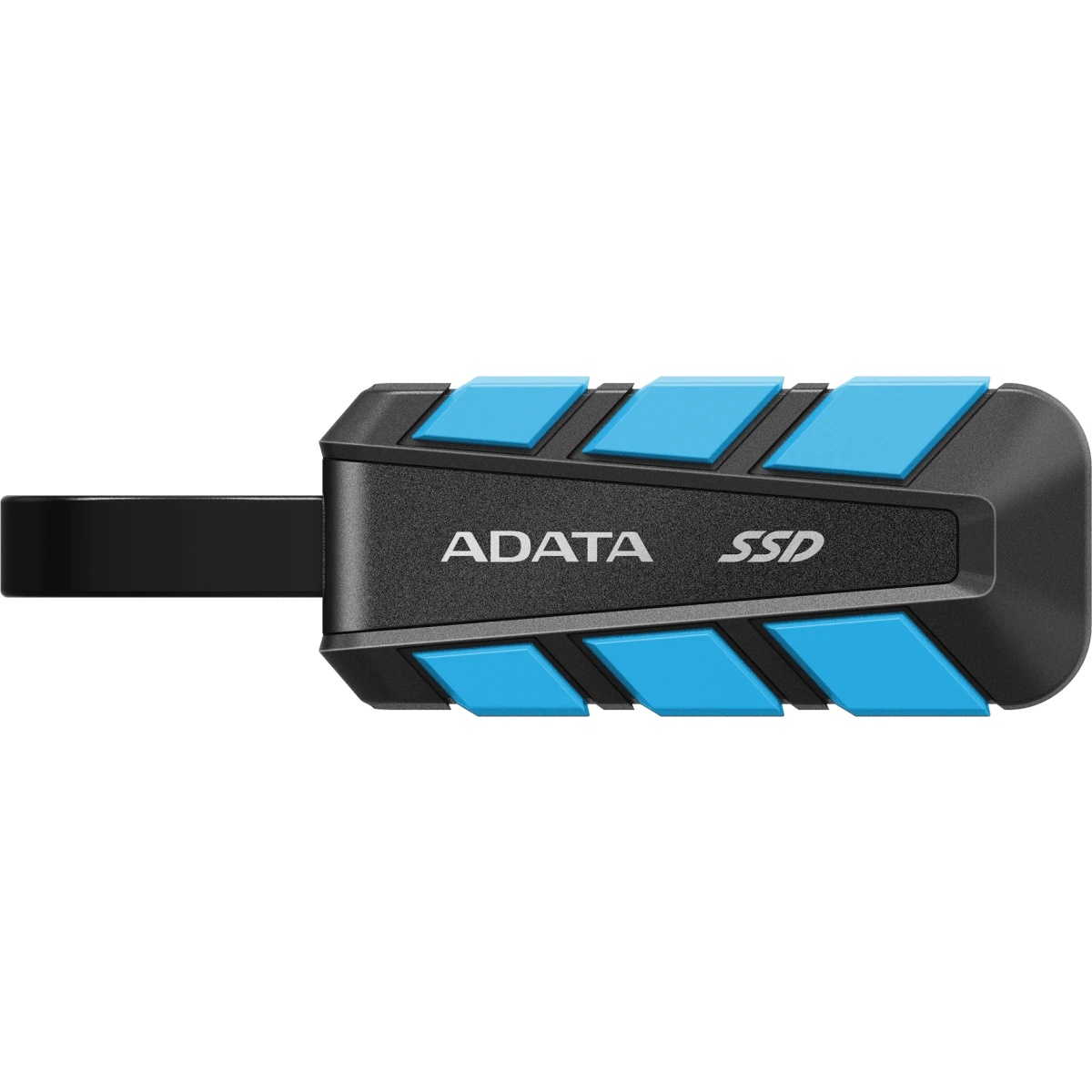 Внешний SSD ADATA SC740 чёрно-синий  500Gb (USB3.2 gen 2 type C, 1050/1000Mbs, 122x4