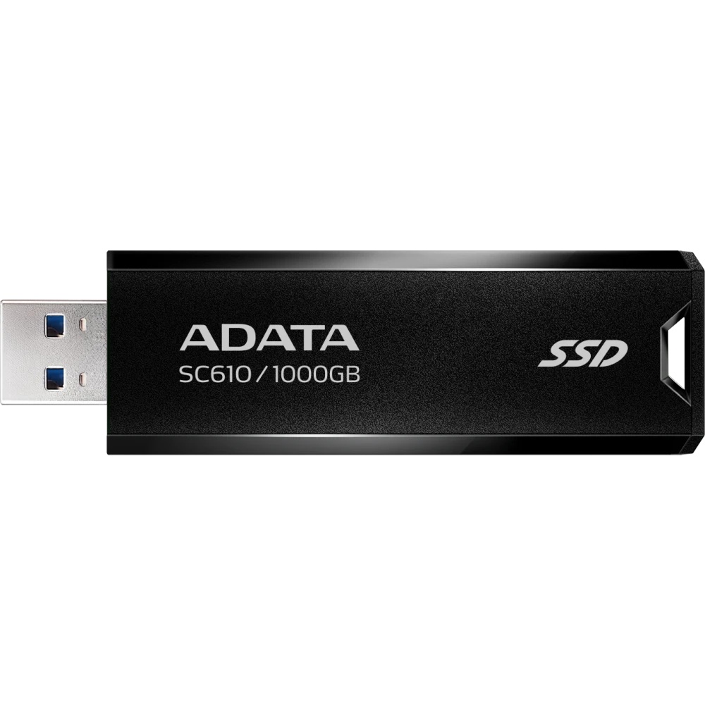 Внешний накопитель SSD ADATA 1Tb SC610 USB Type-A (550/500 Mb/s) metal case black (SC610-1000G-CBK/R