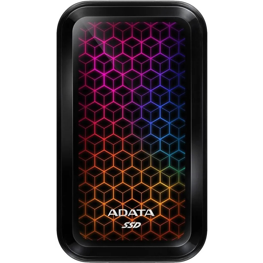 Накопитель SSD A-Data USB-C 1Tb ASE770G-1TU32G2-CBK SE770G 2.5" черный