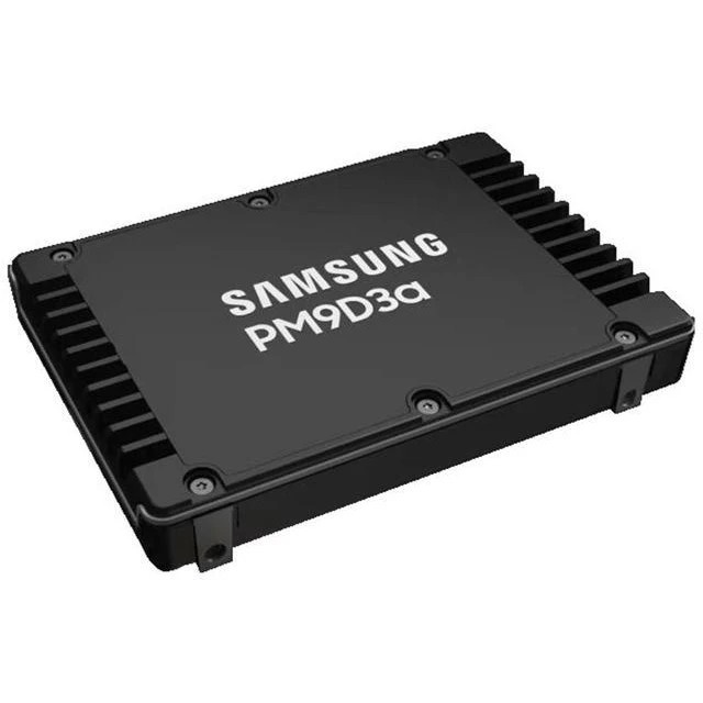 Твердотельный накопитель Samsung SSD PM9D3a, 1920GB, U.3(2.5" 15mm), NVMe, PCIe 5.0x4, 3D TLC, R/W 1